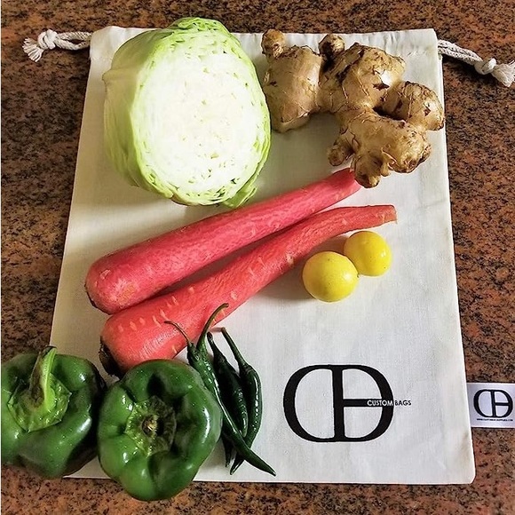 ♻️ NIP - SIX 100% COTTON MUSLIN & MESH REUSABLE BAGS ♻️ - Picture 5 of 6